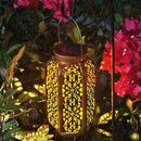 Candeeiro Retro Estilo Lanterna com Painel Solar